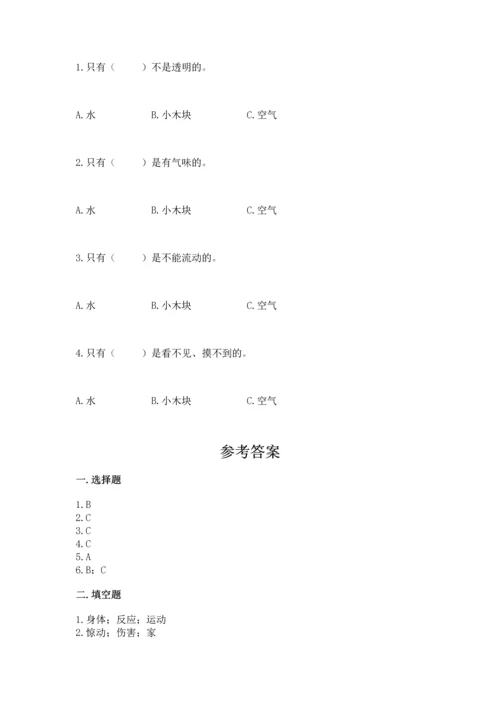 教科版一年级下册科学期末测试卷【重点班】.docx