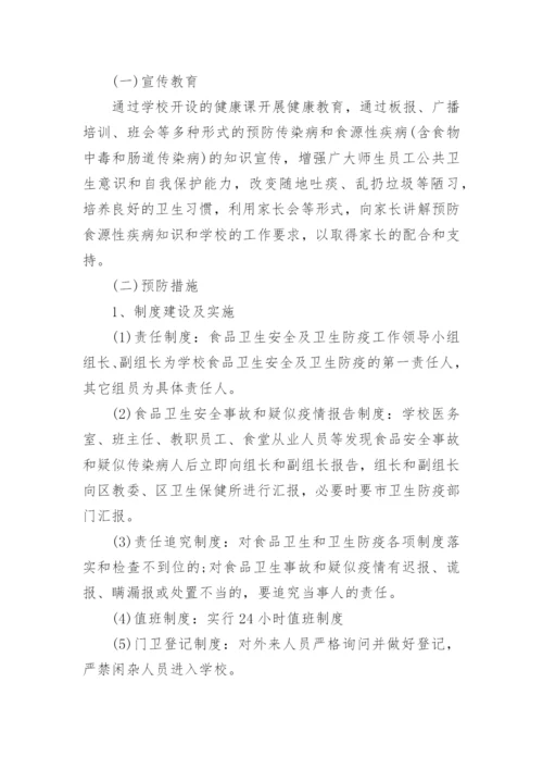 食物中毒应急措施处置预案.docx