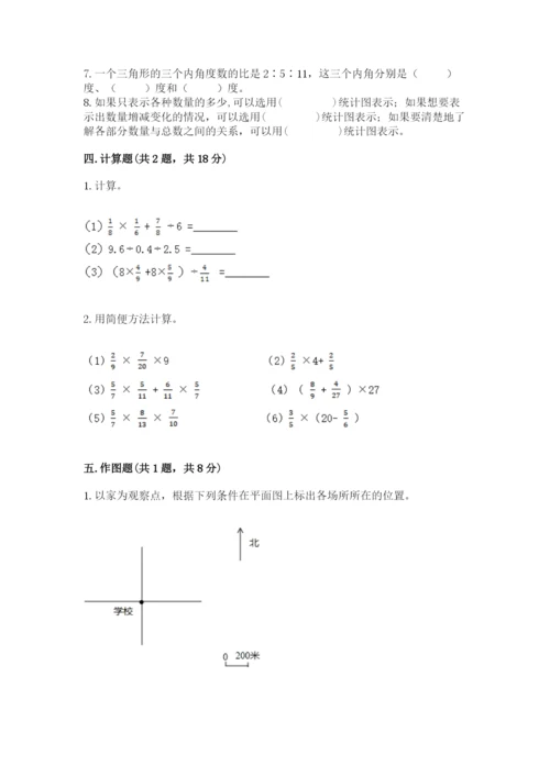 小学数学六年级上册期末卷附完整答案【典优】.docx