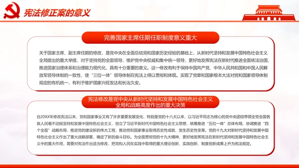 学习解读中华人民共和国宪法修正案PPT
