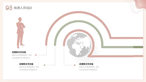 小清新渐变形状花草人事行政年终工作总结PPT年终总结