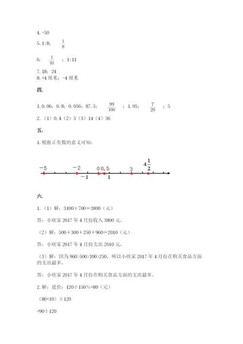 杭州文澜中学小升初数学试卷及参考答案1套.docx