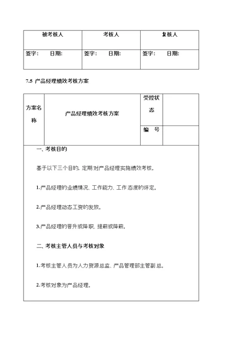 产品质量人员绩效考核修订版