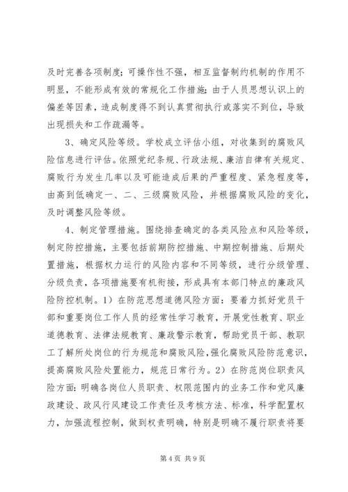 腐败风险预警防控工作实施方案 (7).docx