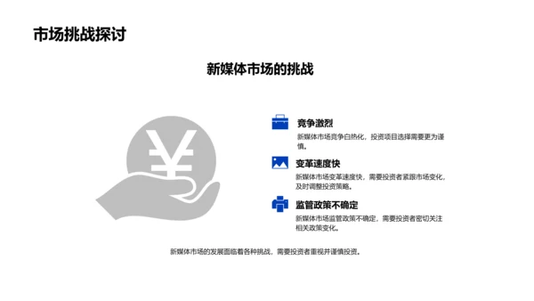 新媒体投资深度研究PPT模板