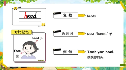 Unit 3 Look at me单词导学课件（28张PPT)