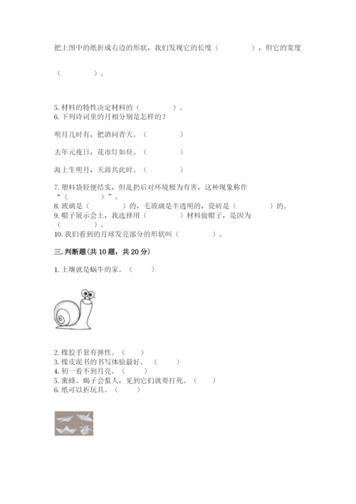 教科版二年级上册科学期末测试卷【精华版】.docx