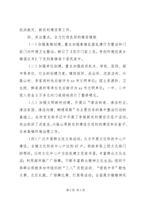 乡镇文明构建情况汇报材料.docx