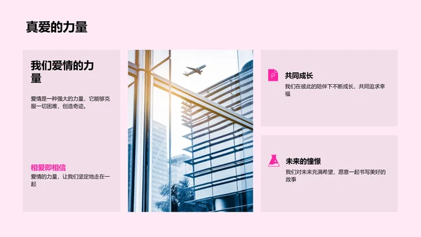 爱情历程分享PPT模板
