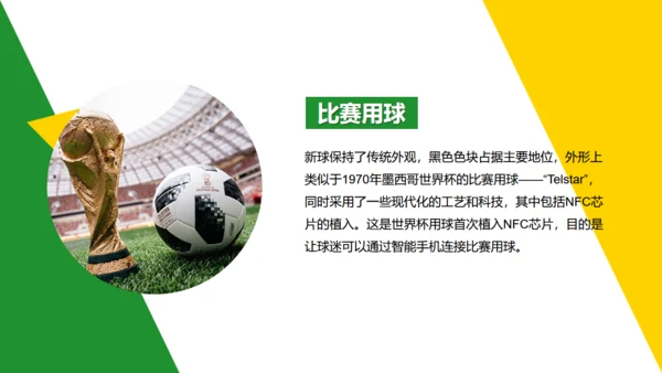 为世界杯足球比赛喝彩通用PPT模板