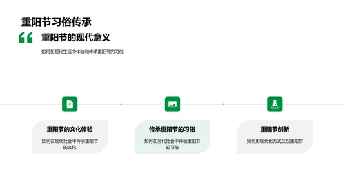 重阳节文化教学PPT模板