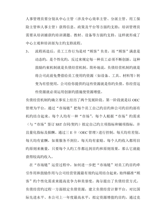 业务标准流程再造与市场链内容与做法.docx