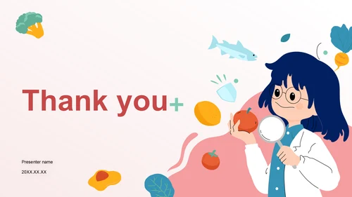 黄色插画风小学生食品安全教育PPT主题