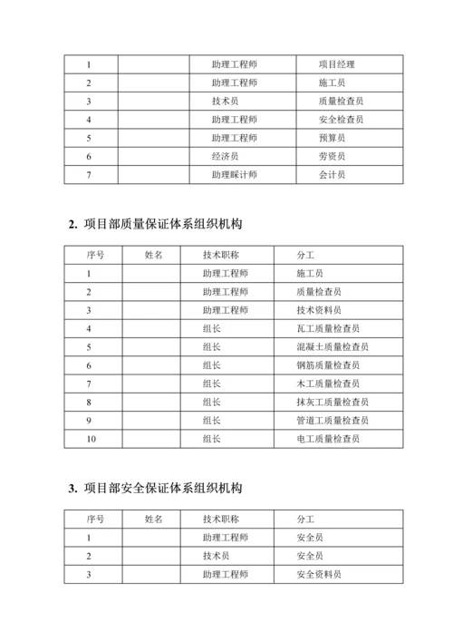 住宅楼综合施工专题方案.docx