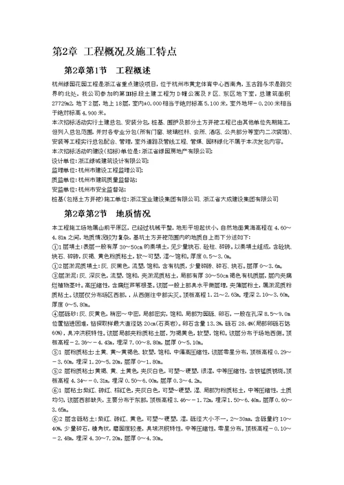 杭州绿园花园高层住宅投标书