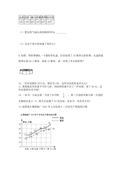 六年级小升初数学应用题50道（考试直接用）word版.docx