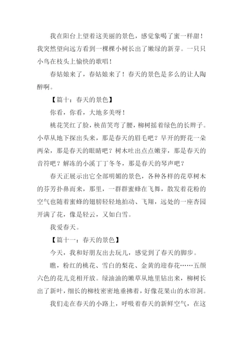 春天的景色作文200字.docx
