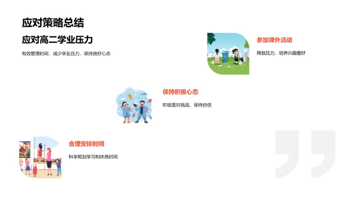 高二学业与规划PPT模板