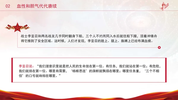 杨根思连三个不相信英雄宣言精神学习专题党课PPT