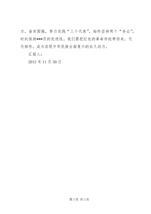 学习爱国主义的思想汇报 (3).docx