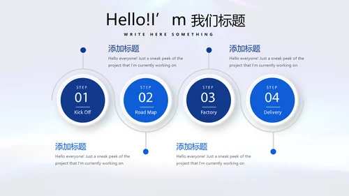 蓝色大气公安警察动态PPT