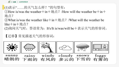 Module 10 The weather期末模块复习课件-外研版八年级上册