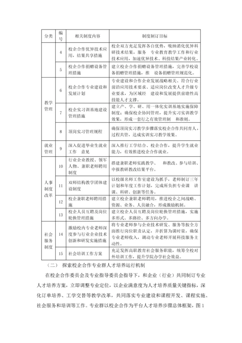 机电专业群建设专项方案.docx