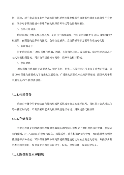 办公楼监控系统重点技术专题方案.docx