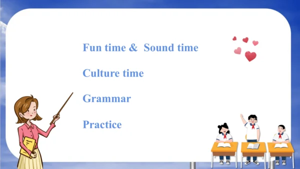Unit 6 An interesting country  Fun time &Sound tim