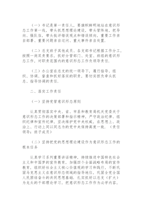 学校意识形态工作责任制实施办法方案.docx