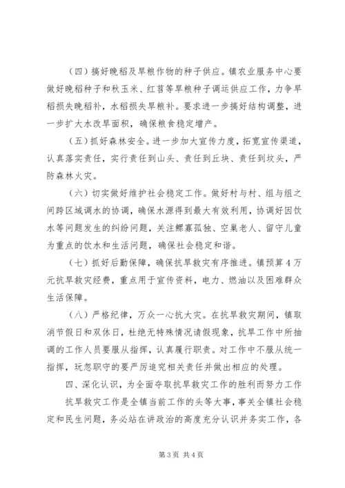 镇抗旱救灾实施方案.docx