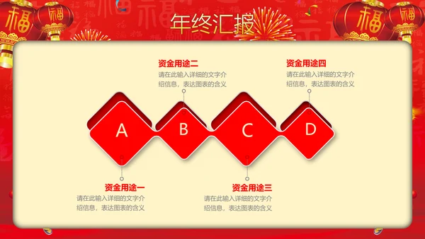 喜庆春节开门红年会盛宴通用PPT模板