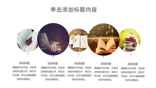唯美清新全民阅读读书分享好书推荐PPT模板