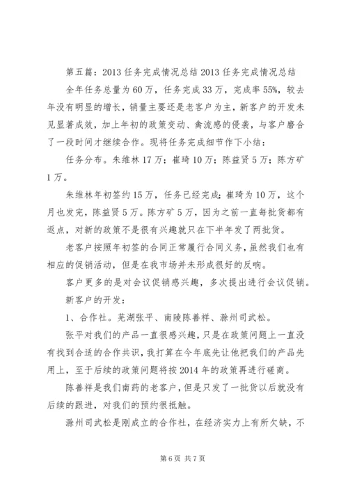任务完成情况反馈制度.docx