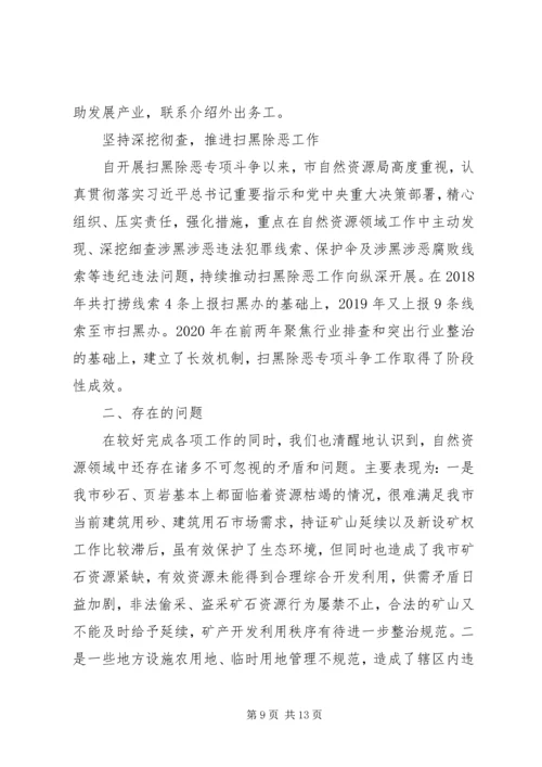 市自然资源局XX年上半年工作总结和下半年工作计划.docx