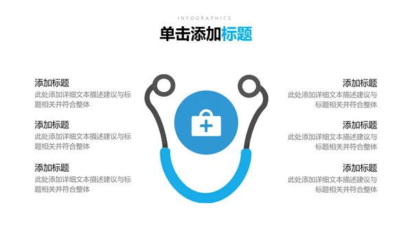 欧美风医疗医生汇报医院宣传通用PPT模板