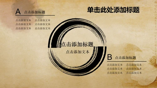 古香古色中国风佛教PPT动态模板信佛