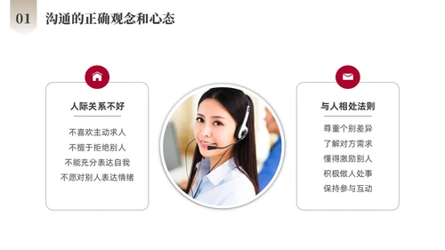 红色商务励志跨部门沟通企业培训PPT课件沟通技巧