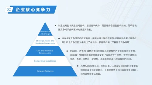 蓝色实拍大气简约企业战略管理培训动态PPT