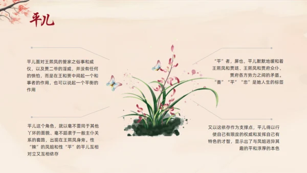 红楼梦人物介绍通用PPT模板