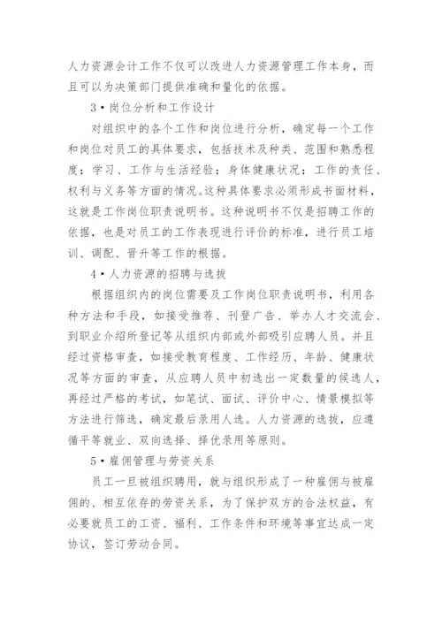 写人力资源管理的论文.docx