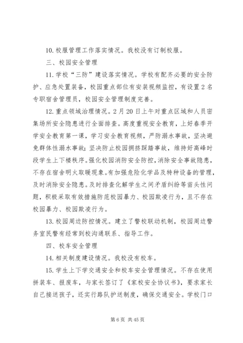 开学专项督导自查报告.docx