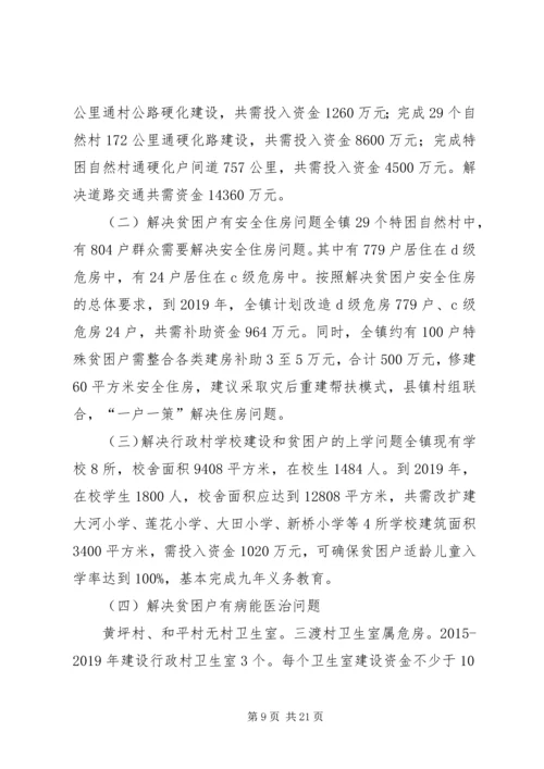 乡镇实施精准扶贫专题调研报告.docx