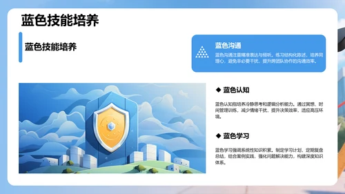 大学生个人成长PPT模板
