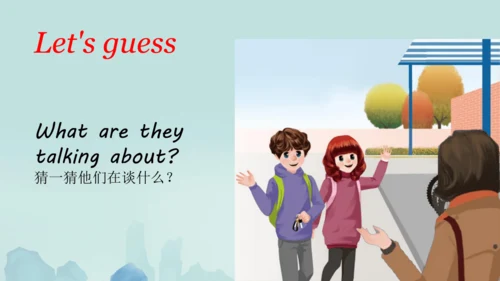Unit 2 Ways to go to school PA Let's talk 课件（共25张P
