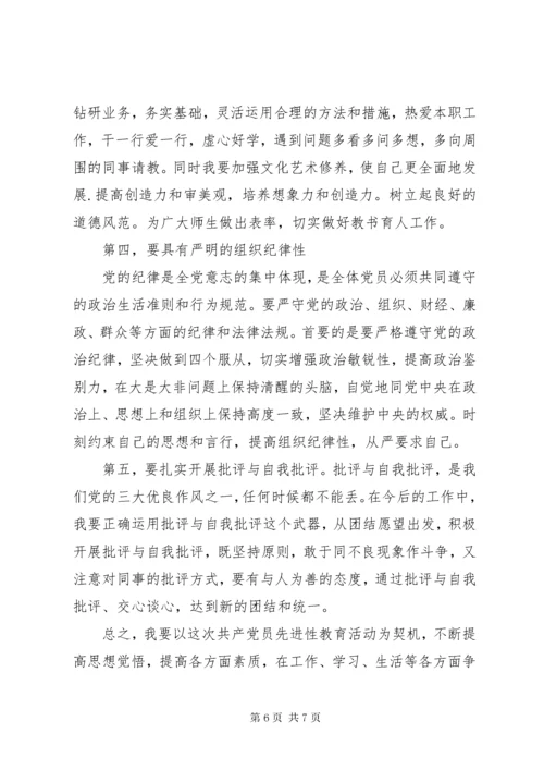 党员自我剖析材料精选.docx