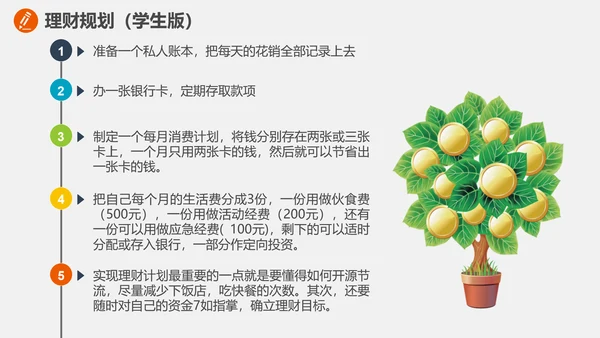 家庭投资理财规划总结PPT模板