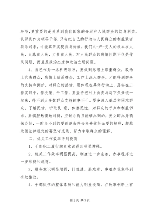 五风整顿教育心得体会.docx