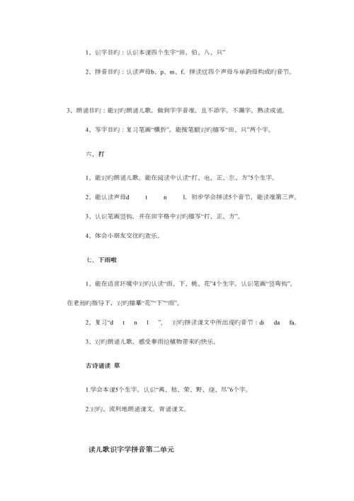 2023年沪教版小学语文知识点十册全.docx