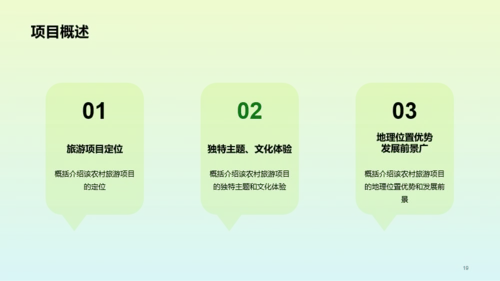 绿色简约旅游营销推广方案PPT模板